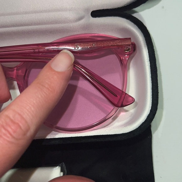 Authentic Gucci Sunglasses Barbie pink oversized round iconic celebrity retro 💕 - Picture 16 of 17